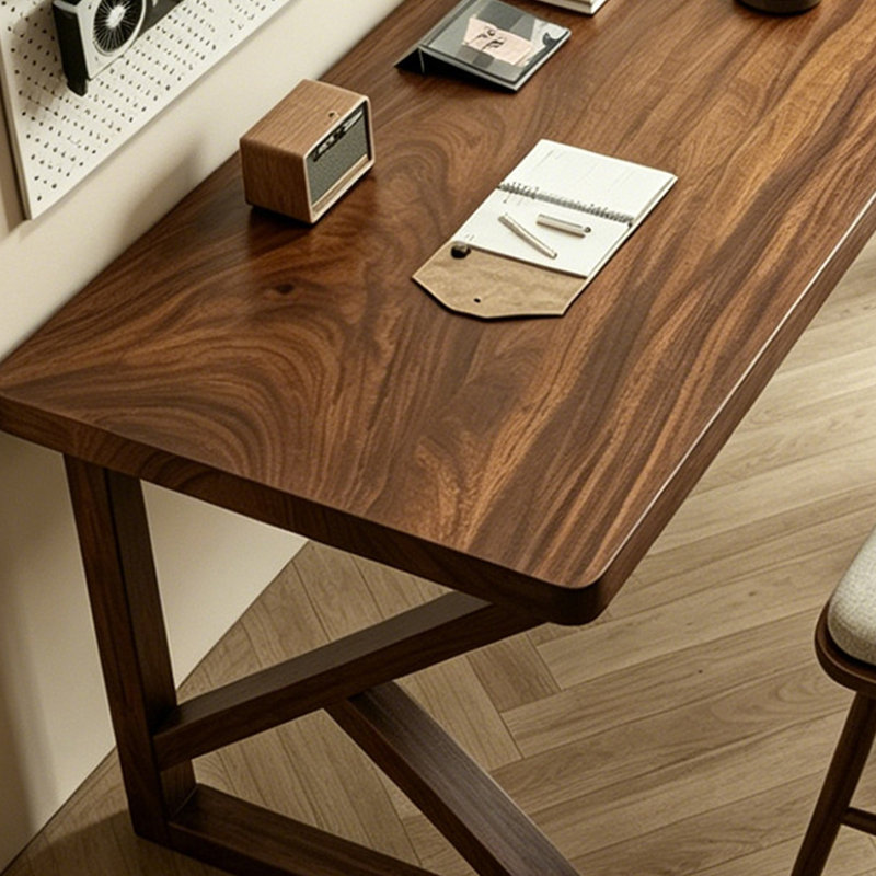 Bureau haut de gamme de style rétro, 29.52" H x 55.11" W x 27.55" D