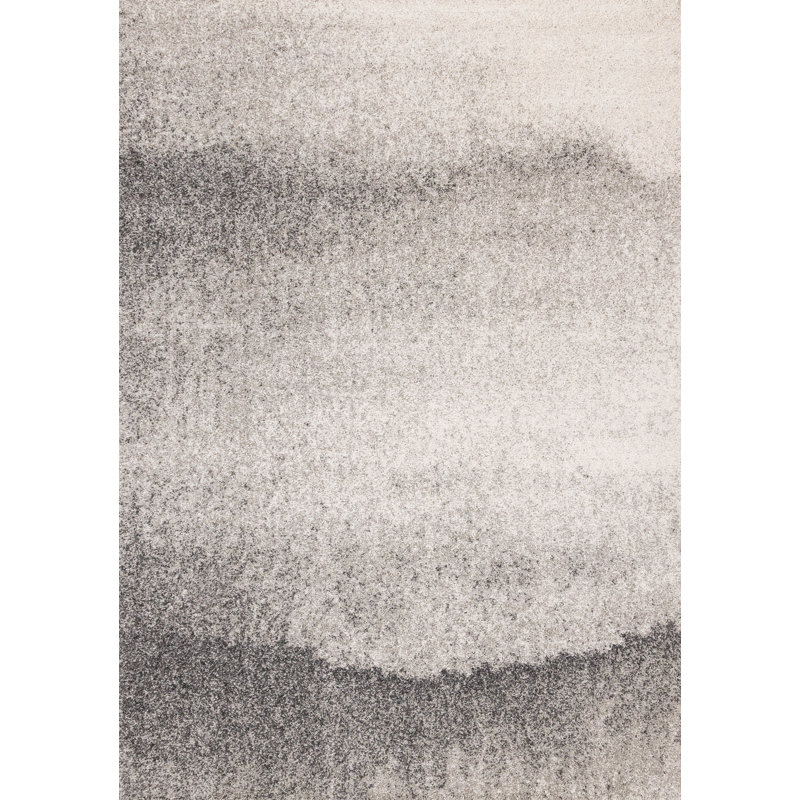 Tapis gris neutre Defeo, Rectangle 5 pi 3 po x 7 pi 7 po