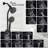 Drill-Free Stainless Steel Slide Bar Combo Rain Showerhead 7-Setting Hand, Dual Shower Head Spa System (Rough-In Valve Included)