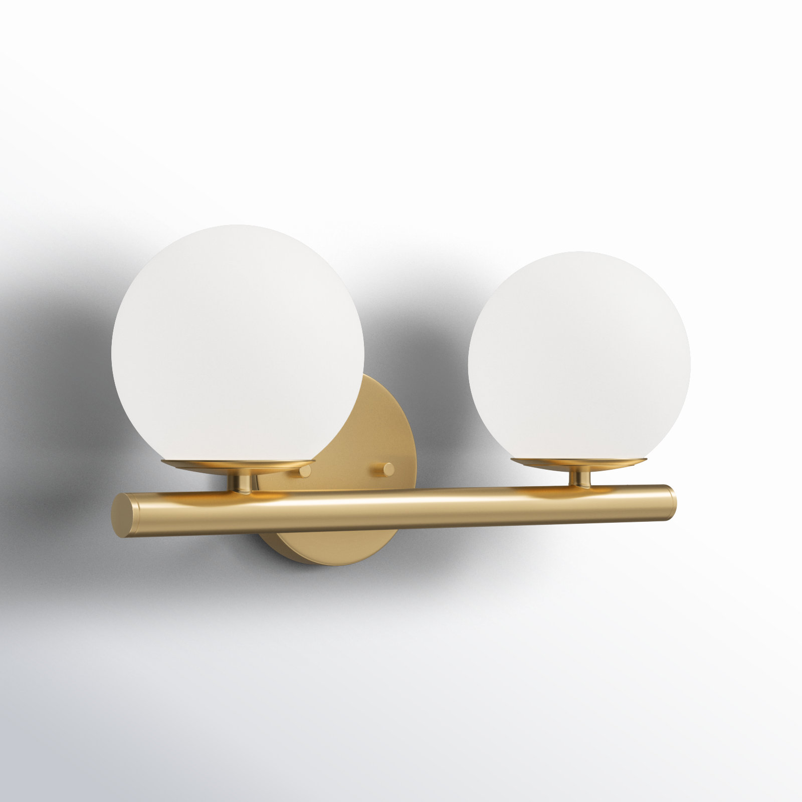 Chopin 2 Light Frosted Dimmable Vanity Light