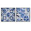 Ensemble de 2 victoriennes en cobalt à motif victorien-823881074-823881077