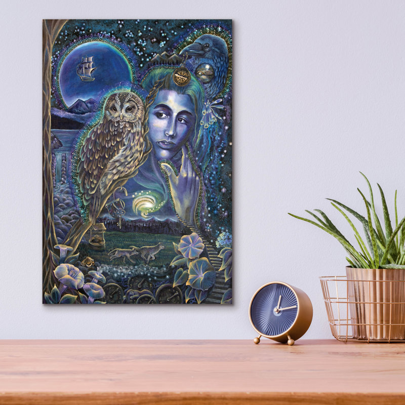  'Whisper Of The Night' by Verena Wild Acrylic Glass Wall Art, 12" x 16"