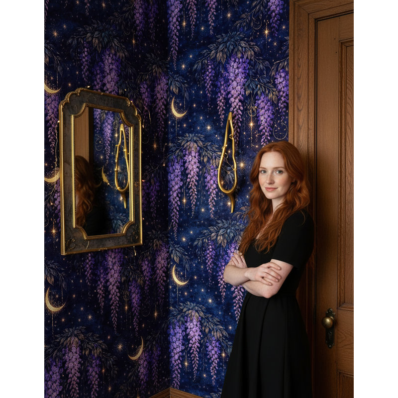 Papier peint adhésif Celestial Wisteria
