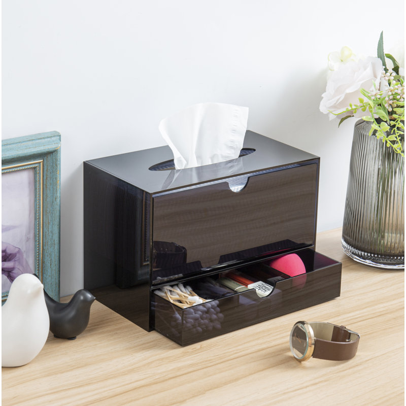 Plastic 3 Compartment Makeup Organiser