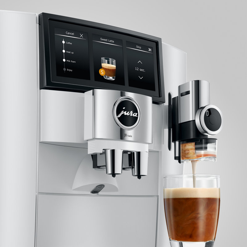 JURA J8 Twin Diamond White, White
