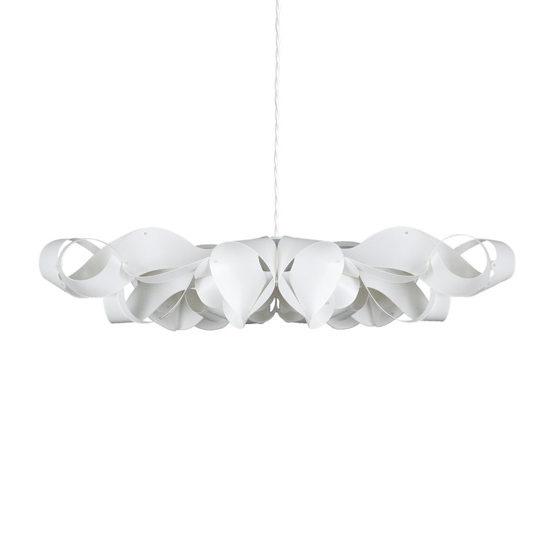 Starflake 12.5cm H Plastic Novelty Pendant Shade