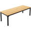 Table de salle à manger 78 po en noyer clair 78 po