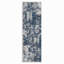 Couloir de cuisine en chenille bleu marine gris anthracite-1271774942
