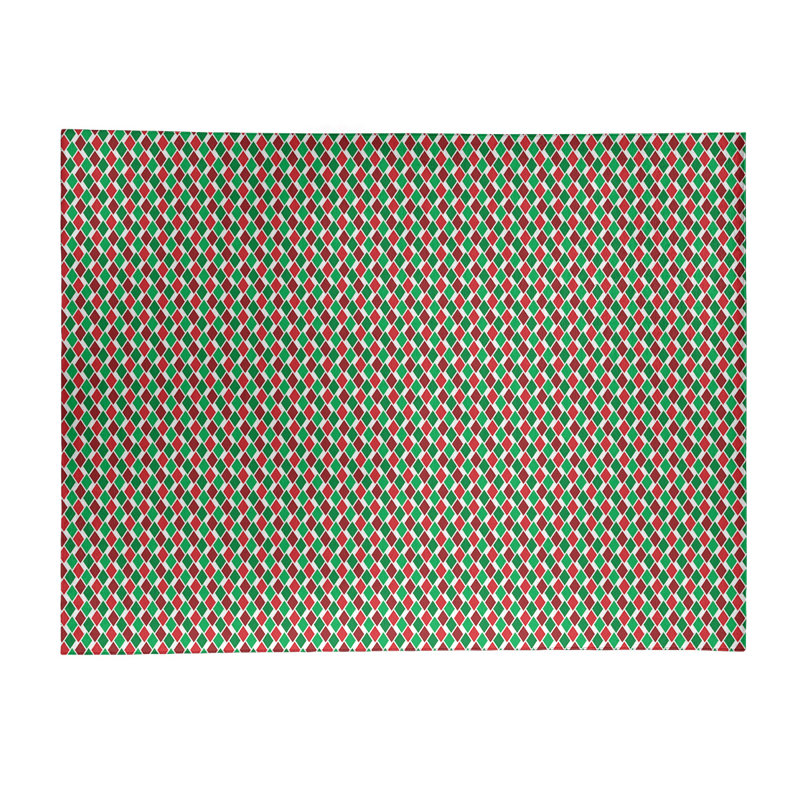 Tapis gris/rouge/brun zone fait main géométrique, Rectangle 8 pi x 10 pi