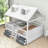 Elderen Kids Loft Bed with Drawers-34349704-34349707