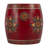 Beda 17" W Round Iron Drum Side Table