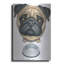 Art mural en métal Winston Porter «Pug and Bowl Upper Perspect» par Danny Gordon-1084002039