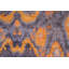 Tapis jaune / gris en laine noué à la main 7 pi 7 po x 10 pi Shriya Ikat