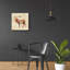 «Elk Study» par Studio Mousseau, art mural en verre acrylique épique, 24 po x 24 po-357393561