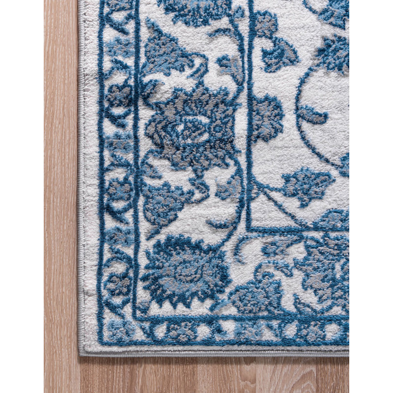 Tapis traditionnel urbain de couleur crème, Tapis de couloir 2 pi x 6 pi