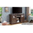 Farmhouse TV Stand With Fireplace Insert, Large Storage, And Adjustable Shelves For Modern Living-427672592-434187886