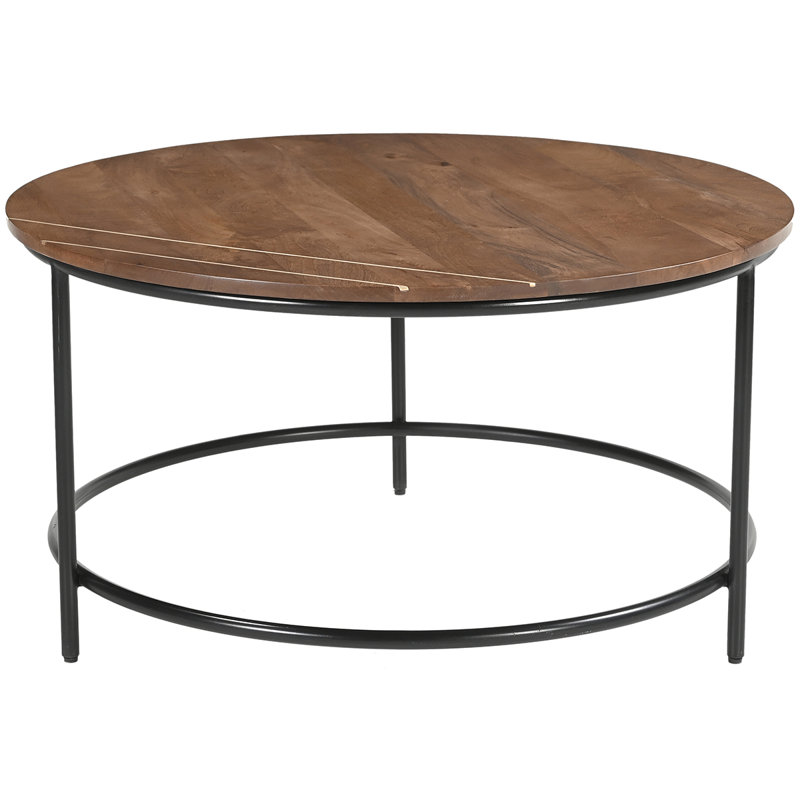 Anjanet Three Leg Coffee Table, Black, Grey