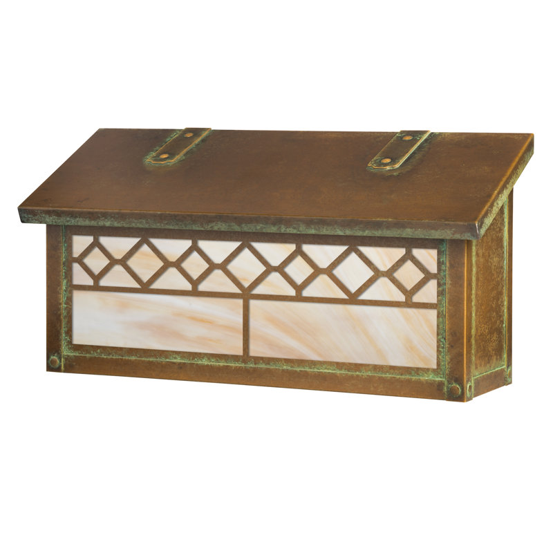 Boîte aux lettres murale Matrix, Vert nouveau, Miel