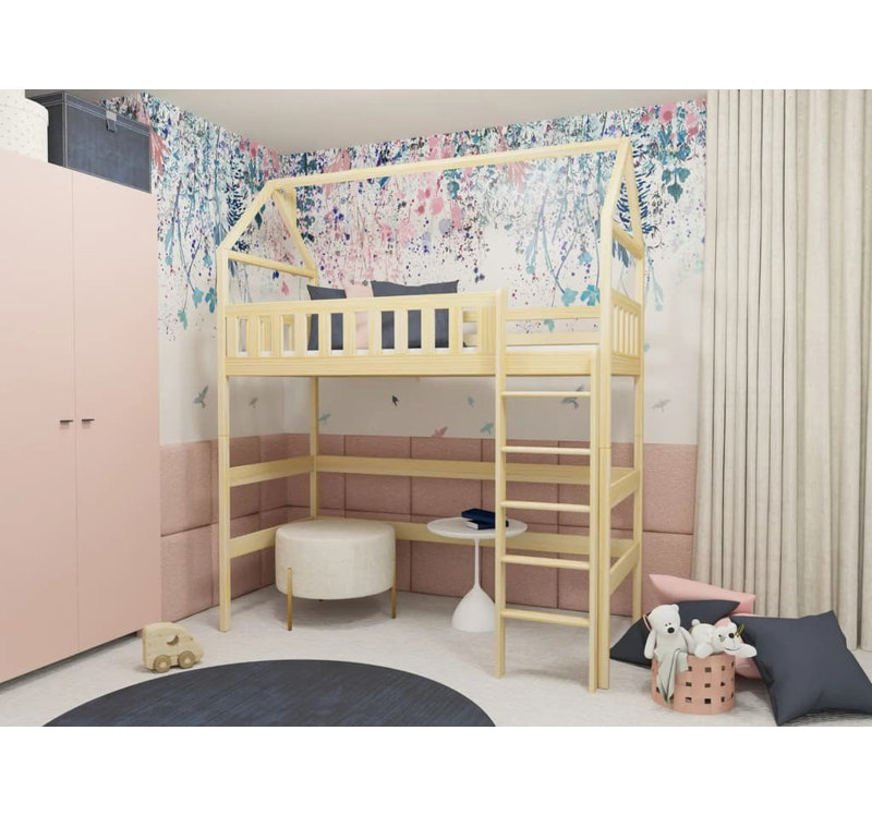100 X 200cm High Sleepers House Beds, Pine