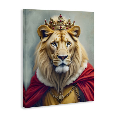 Art mural sur toile King King Regal, design par Kim Allen