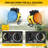 Greenhouse Heater, 1500W Electric Space Heater with Overheat Protection