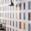 Ako 0.53 in. x 0.39 in. Grid Polished Marble Tile