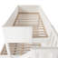 Meadow White Kids Bunk Bed with Storage Drawers and Stairs, Children Bed for 2
