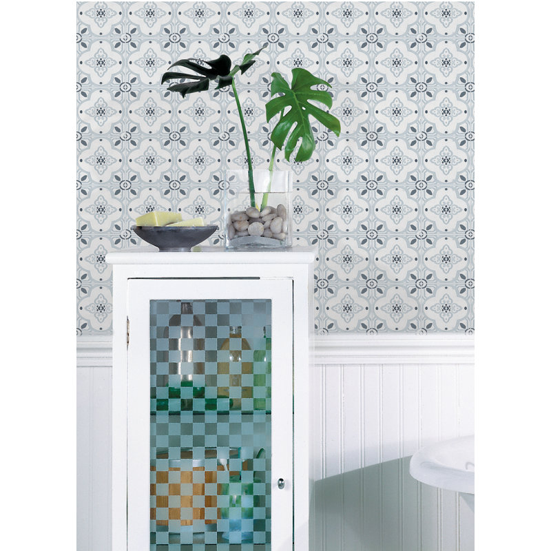 Clover Graphics Tile Decals, Blue