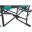 Chaise de réalisateur de camping - Portable robuste pour jeux de sport, pique-nique bleu pliable avec table d'appoint, plage