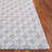 Genre 350 Hand Tufted Wool/Cotton Geometric Rug in Blue/Ivory-108596818