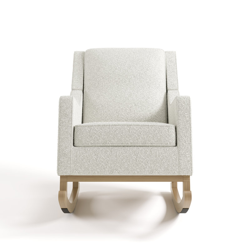 Pasadena Nursery Rocker, Ivory Boucle