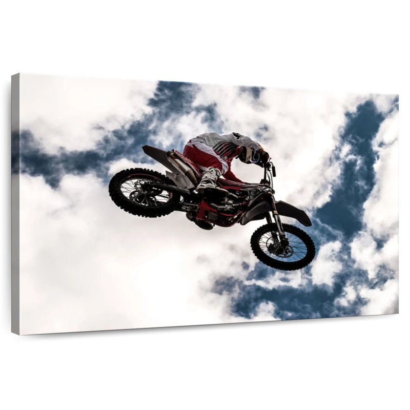 Mehar Motocross Rider In Midair