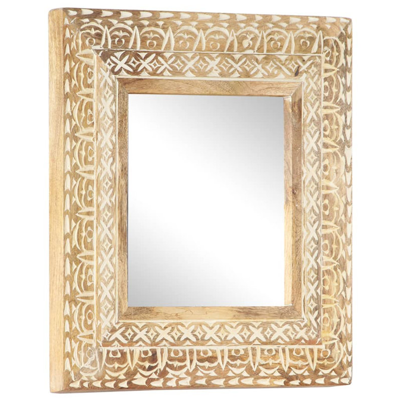 Charbonneau Wood Flat Wall Mirror