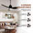 42'' Ceiling Fan With Light Kit Included