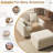 Atlai 40''W Upholstered Chaise Lounge with Ottoman and Two Pillows-1748324328