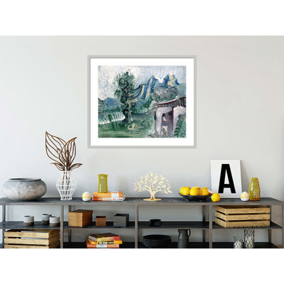 «Landscape» par Pablo Picasso, impression giclée sur cadre