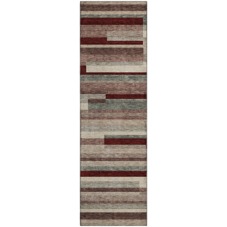 Premium Machine Washable Prisco Merlot Rug