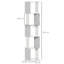 Jariely 161cm H x 33cm W Bookcase