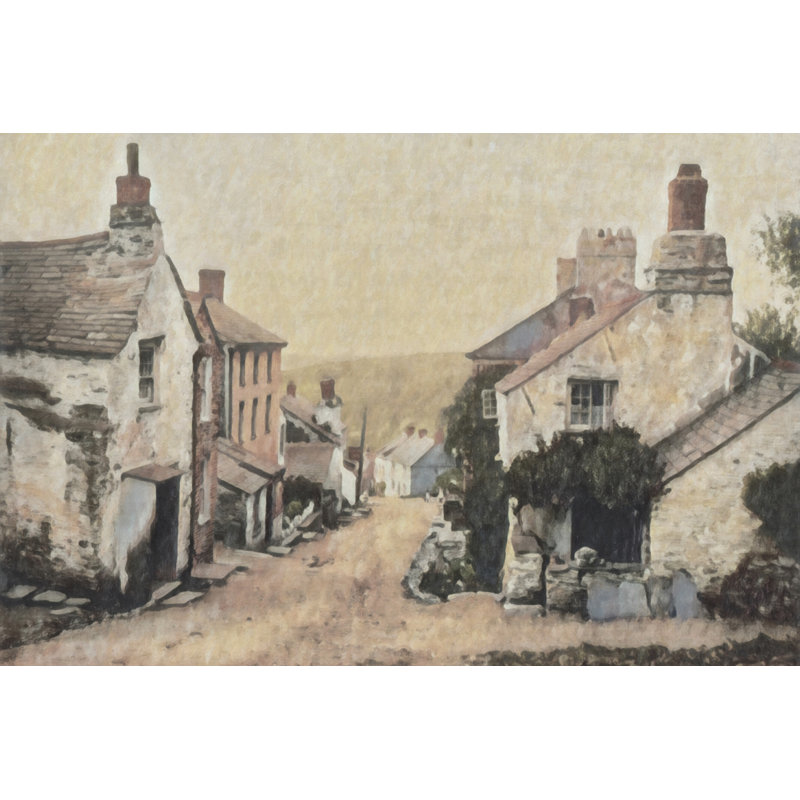 «English Village Watercolor» par Red Barrel Studio®