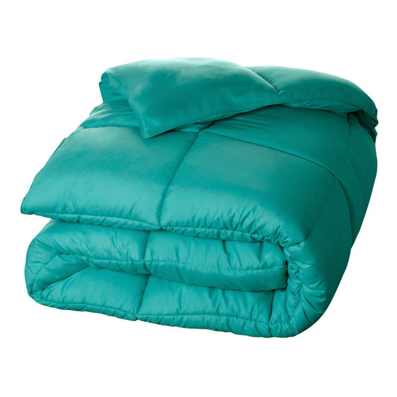 Superior Turquoise Full Reversible Microfiber Comforter