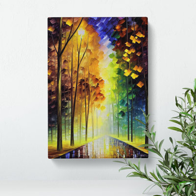 Woodland Forest In Colour No.2 - Wrapped Canvas