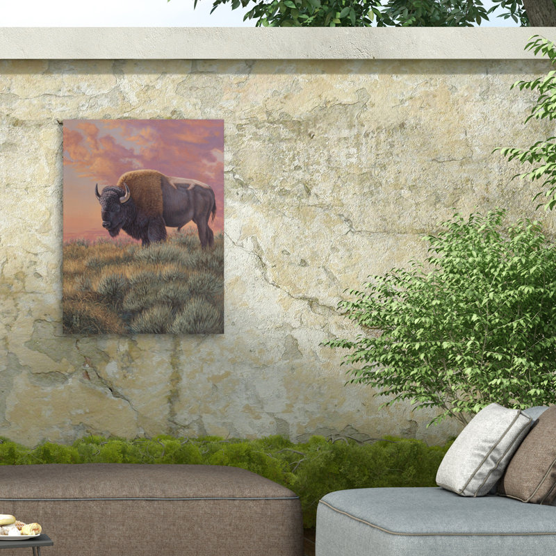 Toile d'extérieur Jeff Hoff Prairie Monarch, H 35 po x l 47 po