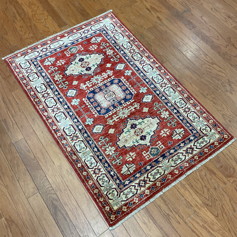  Tapis en laine fait à la main Kazak