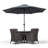 Karcher 4 Seater Dining Set with Cushions and Parasol-39926009