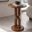 16" Modern Round Solid Wood End Table