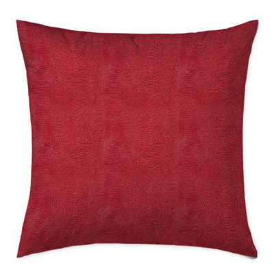 Coussin en faux cuir