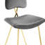 Ensemble de 2 tabourets de bar performance en velours Ponder par Modway-59226794-70557413