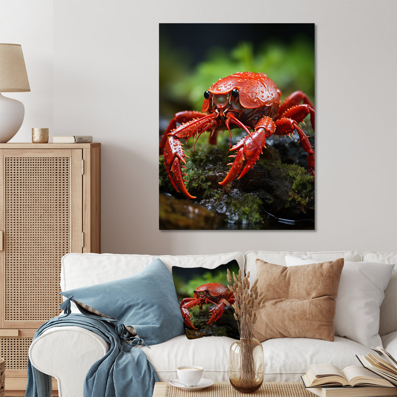 " Crayfish Creek Dweller ", 32" H x 16" W x 1" D