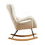 Chaise berçante de chambre de bébé, chaise berçante moderne avec dossier haut-461972438