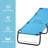 Folding Sunbathing Chair - 5 Recline Settings, Steel Frame, Sky Blue, Ideal For Outdoor In Yard, Patio 5 Beach Folding, Blue Use